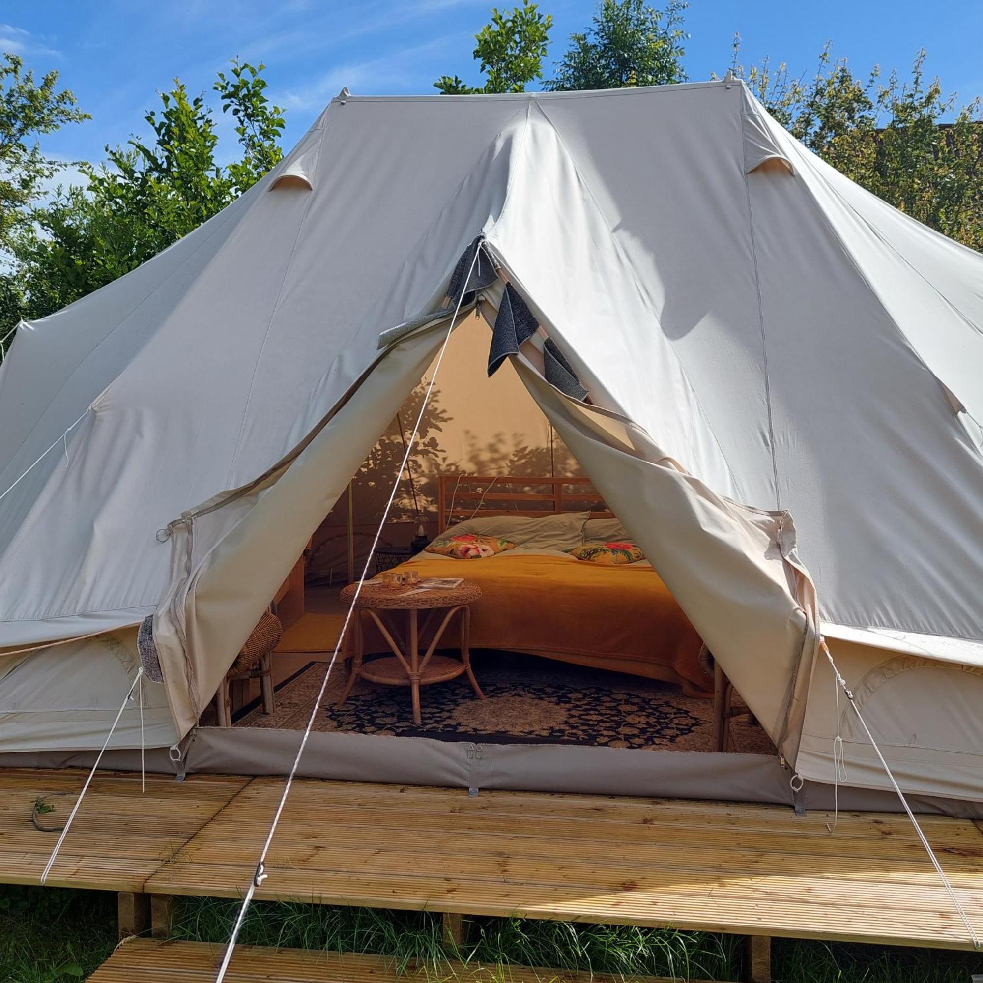 Bell Tent Glamping Essenhof Aagtekerke Bagian luar foto